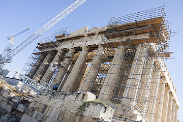 Image showing Reconstruction of Parthenon temple 