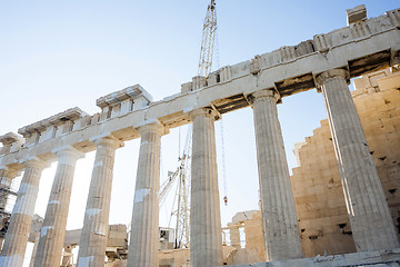 Image showing Reconstruction and conservation of Parthenon