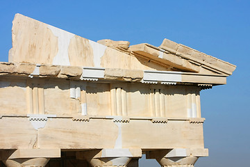 Image showing Temple of Athena Nike reconstruction work