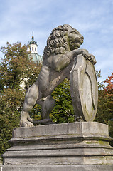 Image showing Rampant lion.