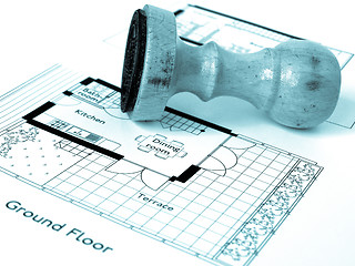 Image showing Technical drawing