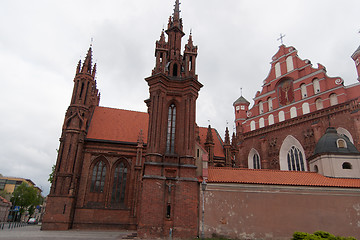 Image showing Vilnius city churchs