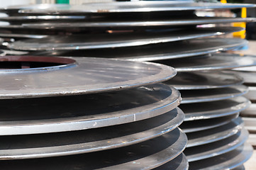 Image showing Stainless steel disks