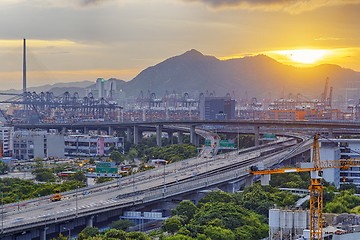Image showing hong kong highway