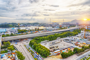 Image showing hong kong highway