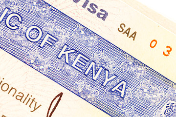 Image showing Kenya visa