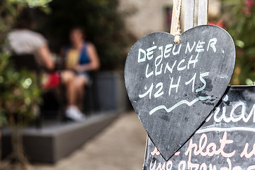 Image showing Restaurant in Provence