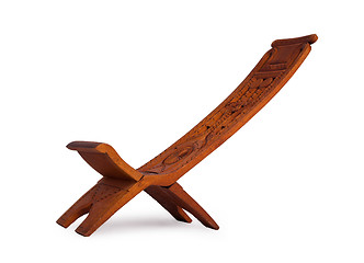 Image showing Unique wooden chair from Suriname