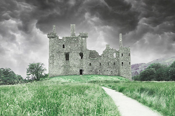 Image showing Ruins of an old castle