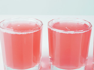 Image showing Pink grapefruit juice