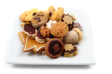 Image showing homemade christmas cookies (czech republic)