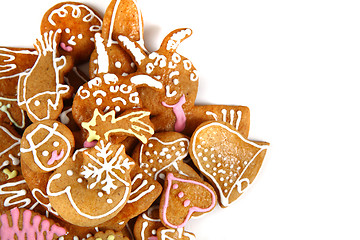 Image showing homemade christmas gingerbread (czech republic)