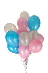 Image showing Balloons in strings