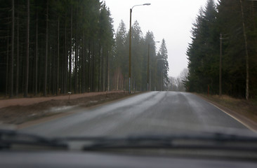 Image showing On the road