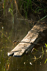 Image showing Board in the river