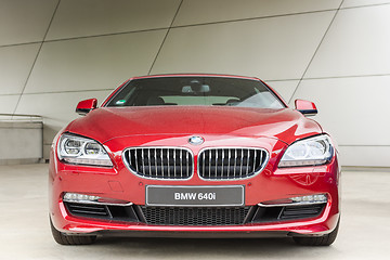 Image showing New modern model of BMW 640i exclusive business sedan