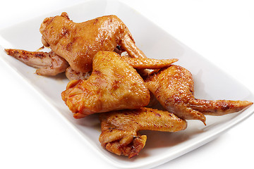 Image showing grilled chicken wings