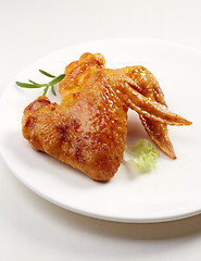 Image showing grilled chicken wings