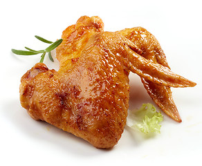 Image showing grilled chicken wings