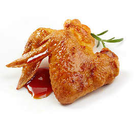 Image showing grilled chicken wings