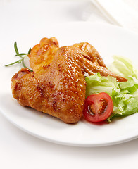 Image showing grilled chicken wings