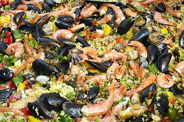 Image showing paella background