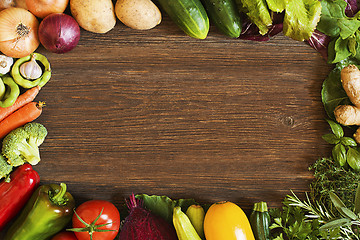 Image showing Vegetables background