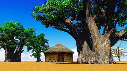 Image showing African village