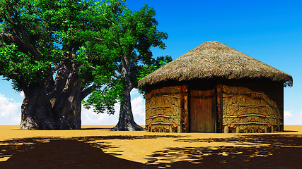 Image showing African village