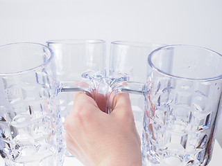 Image showing Empty beer glass