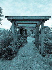 Image showing Garden arbour