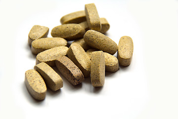 Image showing Oval pills