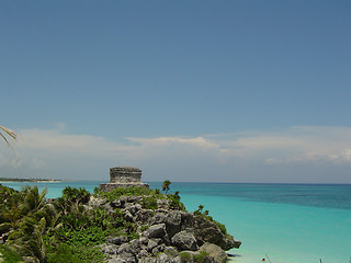 Image showing tulum temple, mexico