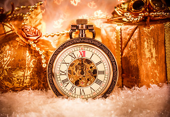 Image showing Christmas pocket watch