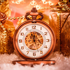 Image showing Christmas pocket watch