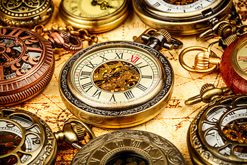 Image showing Vintage pocket watch