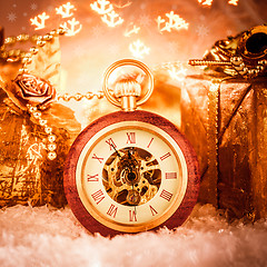 Image showing Christmas pocket watch