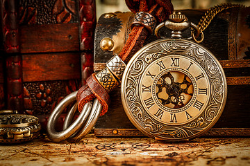 Image showing Vintage pocket watch