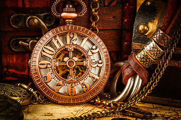 Image showing Vintage pocket watch