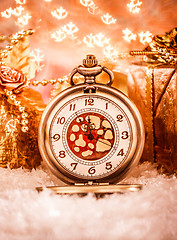 Image showing Christmas pocket watch