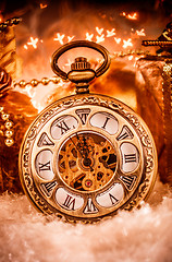 Image showing Christmas pocket watch