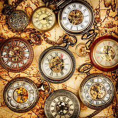 Image showing Vintage pocket watch