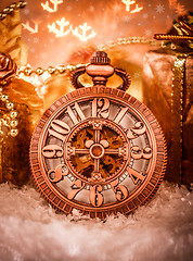 Image showing Christmas pocket watch