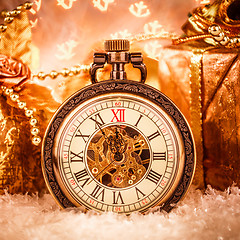 Image showing Christmas pocket watch