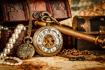 Image showing Vintage pocket watch