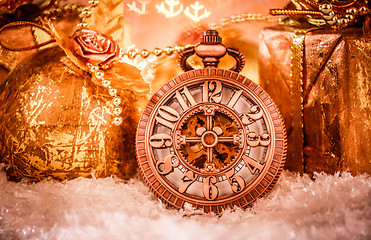 Image showing Christmas pocket watch