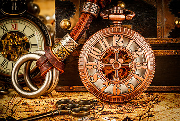 Image showing Vintage pocket watch