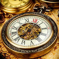 Image showing Vintage pocket watch