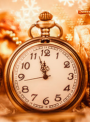 Image showing Christmas pocket watch