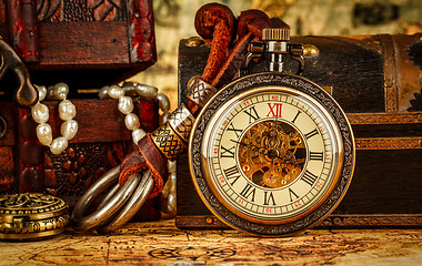 Image showing Vintage pocket watch